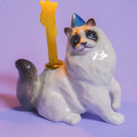 Ragdoll Cat Cake Topper